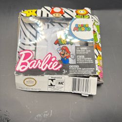 Super Mario, Barbie T-Shirt In Box