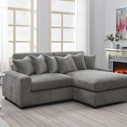 Sofa Sectional With Reversible Chaise