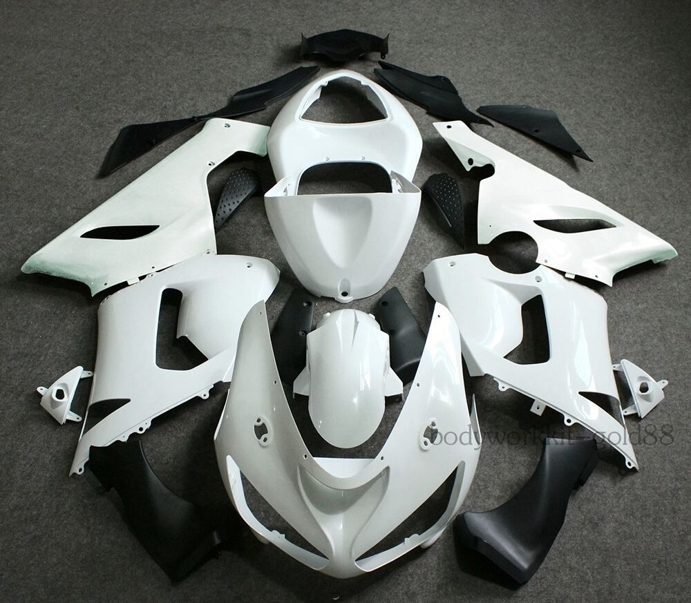 Fits KAWASAKI Ninja ZX6R (contact info removed) 2006 ZX636C Unpainted Fairing Kit ABS BodyWork