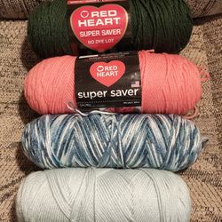 Yarn. Top 2 Are All 7 oz.All New