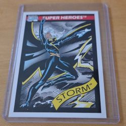 1990 Impel Marvel Universe #24 Storm Super Heroes Series One X-Men RJS