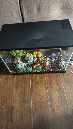 Top Fin® LED Bubble Wall Aquarium Kit fish tank 20 gallons