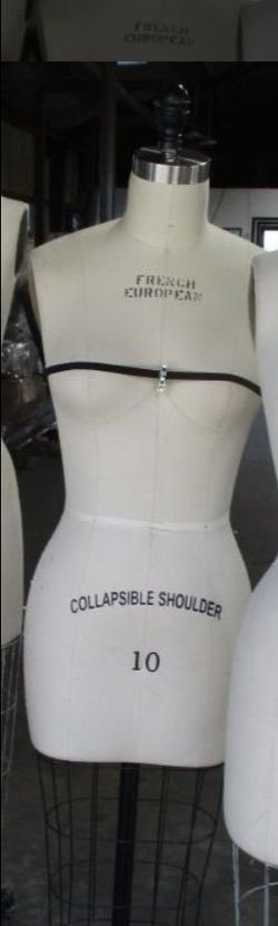 French European Dress Form Female Mannequin Size 10