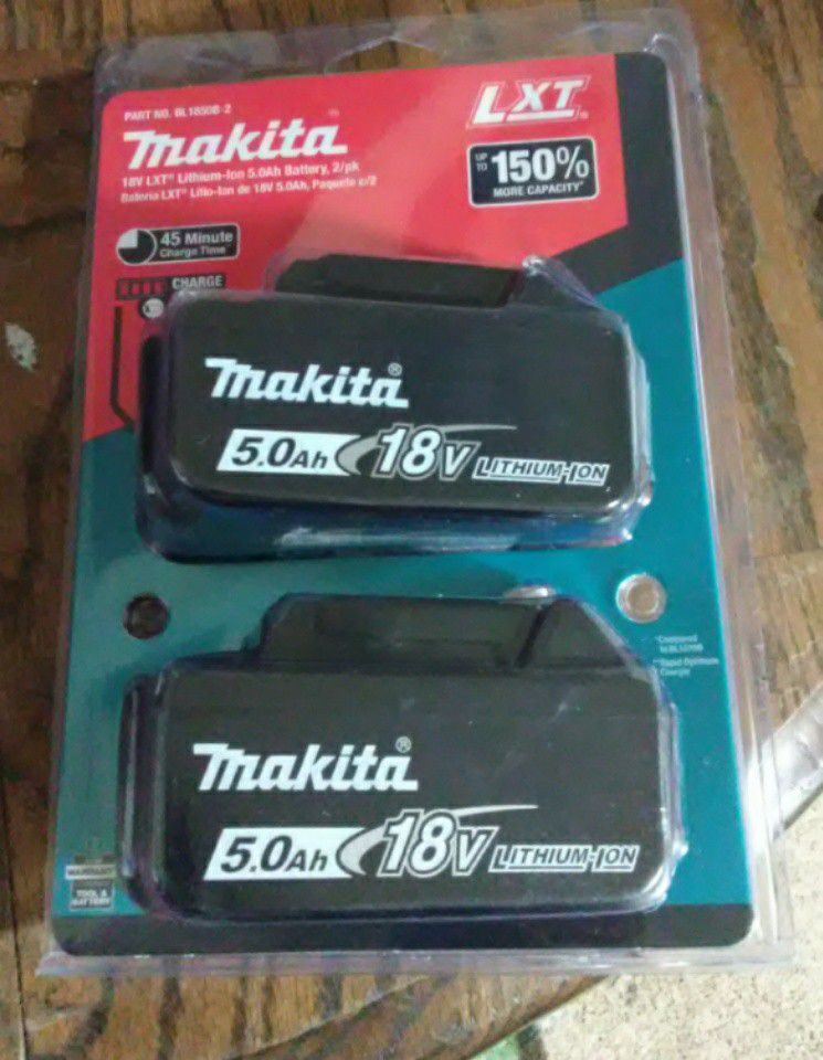 Makita 5.0 18v battery