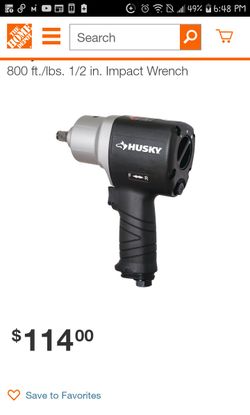 Nib- Husky High-Low Torque 1/2 wrench