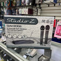 Zebra Professional Wireless Dual Microphone System Microfono Inalambrico Gw-3002