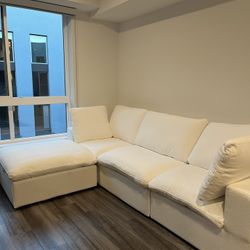 Brand New White Cloud Sectional Couch