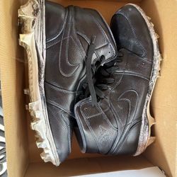 Mens Nike Jordan 1 mid football cleats size 12.5