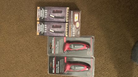 Flashlights/digital tire pressure gauges