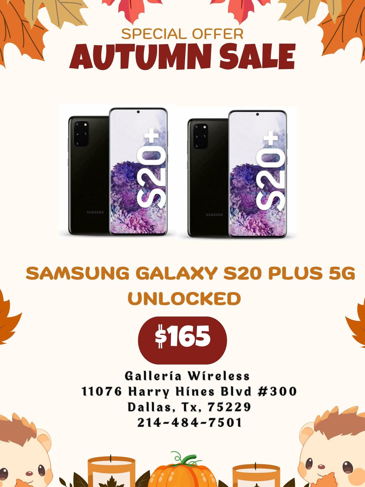 Samsung Galaxy S20 Plus 128gb Unlocked