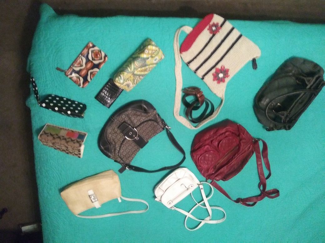 Steal of a DEAL Package of Name brand Handbags & Wallets