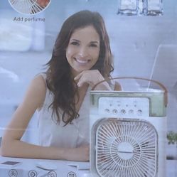 Air and Water Cooling Fan With Misting