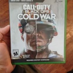 XBOX ONE( Call Of Duty Black Ops Cold war) Game