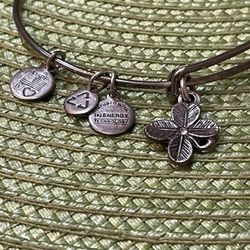 Alex And Ani Lucky 4 Leaf Clover Bracelet