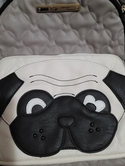 BN W/ TAGS Adorable Pug Backpck By BETTY.JOHNSON