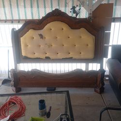 King Size Mahogany Bed Frame