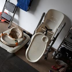 Infants Walker And High Chair