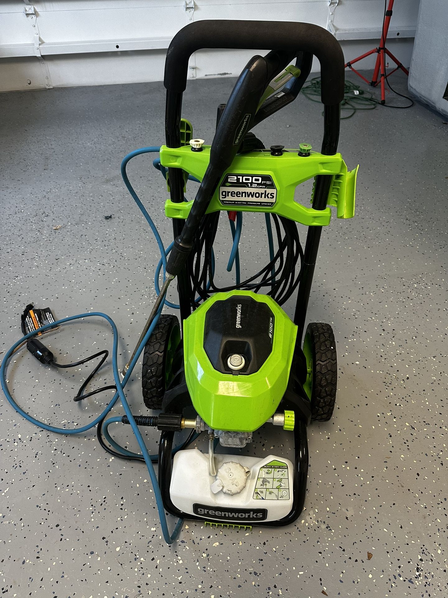 Greenworks 2100 PSI 1.2 GPM Electric Pressure Washer for Sale in