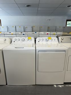 GE Electric Washer Dryer Set Stackable Used As New Both Works Perfectly 1216 Hartford Turnpike Vernon CT