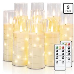 🔥 BRAND NEW Raycare Flameless Candle Set (9 PCS) ✨ $30 – LAST ONE, GRAB NOW 🔥