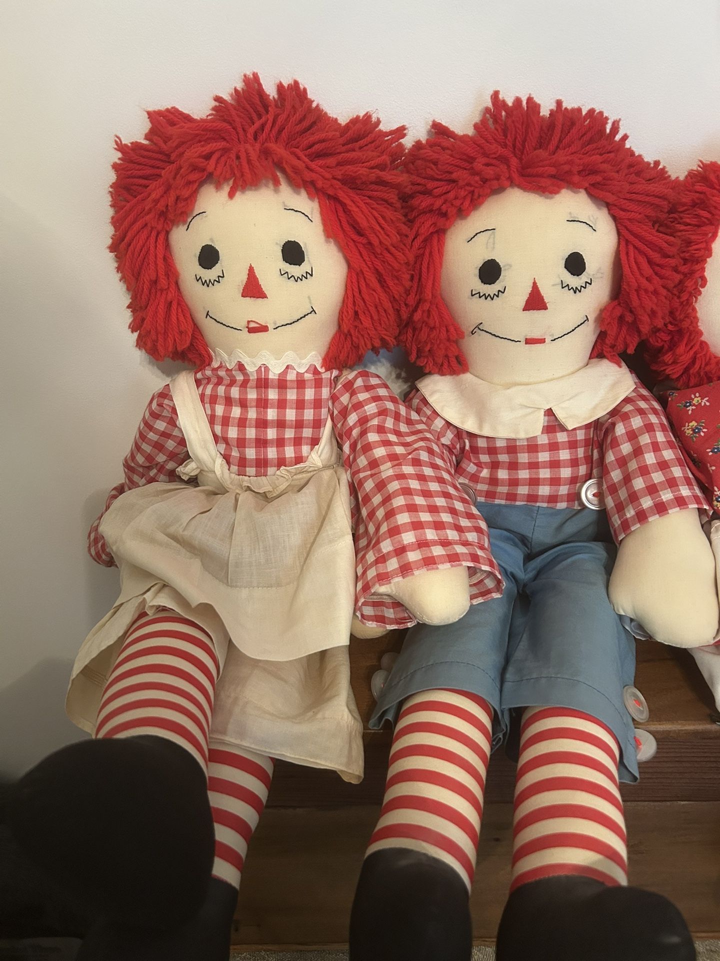 Vintage Raggedy Ann and Andy