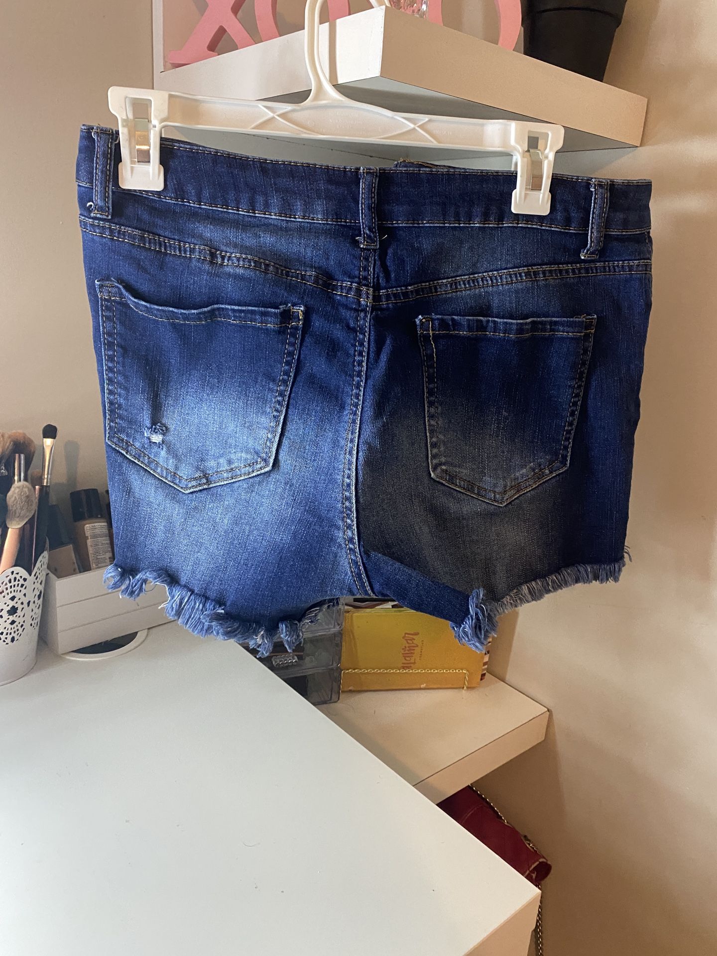 Denim shorts