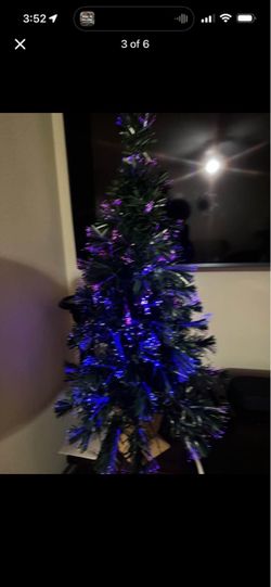 Christmas tree I have 2   the red, one 2 feet  and the purple, one 31 inches