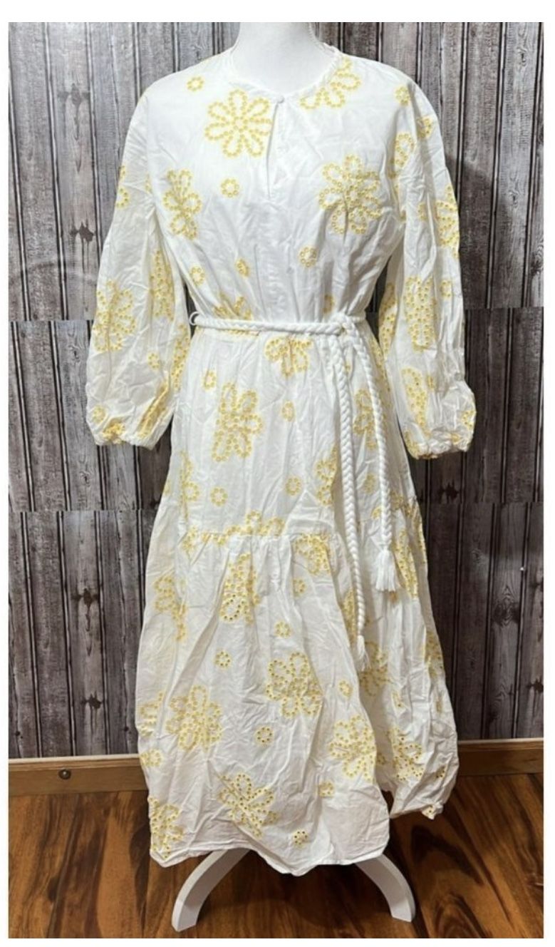 Alexis Yellow Floral Women's Maxi Dress