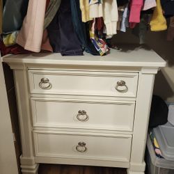 White Dresser 3 drawers