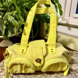 Target Yellow Sequin Barrel Purse 