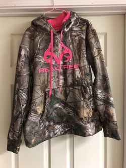 Women large real tree hoodie