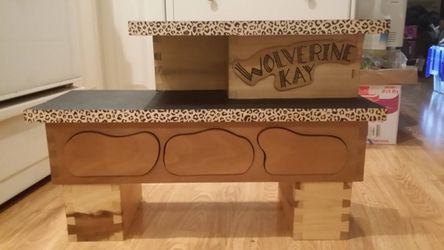 Small Wood Night Side Table