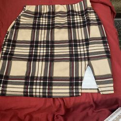 Plaid Skirt