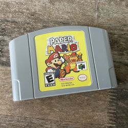 Paper Mario 64 Cartridge Reproduction Version   