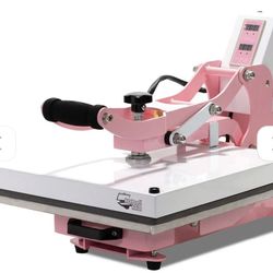 HPN CraftPro 15" x 15" Clamshell Heat Press : Pink