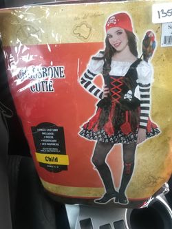 Pirate costume girls size small