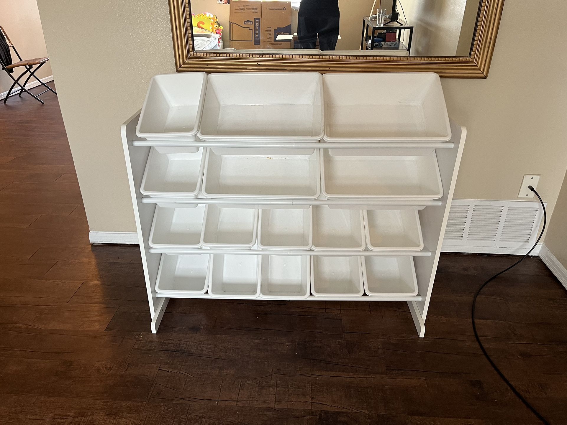 kids toy organizer with bins