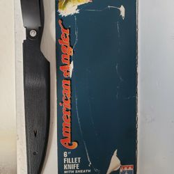American Angler 6” Fillet Knife with Sheath