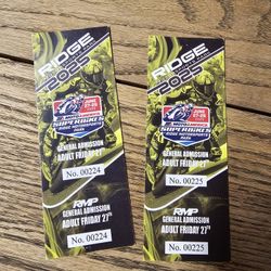 2 Concert Tickets Saliva Today*