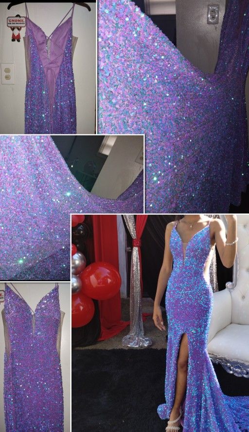Prom Dress Size Small Looks Purple 💜 And Blue 💙
