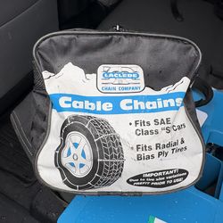 Laclede Passenger Cable Tire Chains (1 Pair) 1042Cables For Car