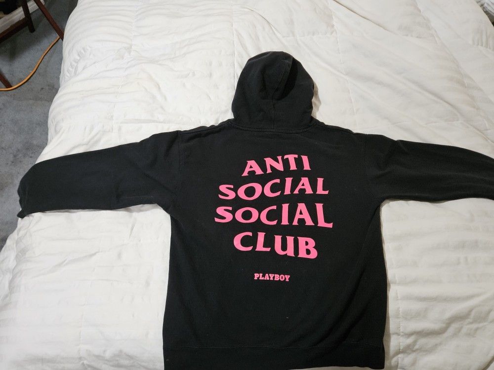 Anti Social Social Club Hoodie Size Large