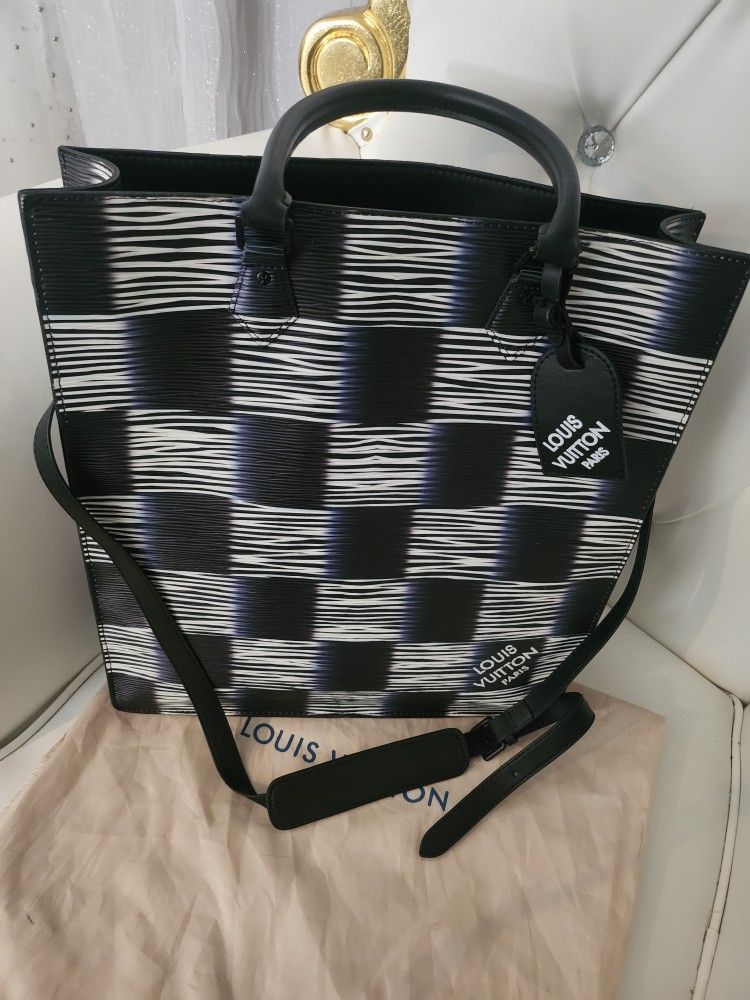 Louis Vuitton Sac Plat Crossbody Tote Bag Nm