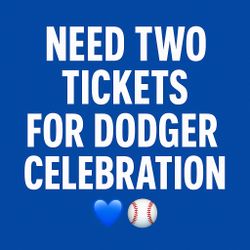 Dodgers Celebration Tickets 