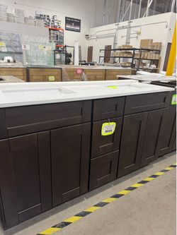 ¡SALE! 40% OFF Vanity para tu baño Stockton stained mocha