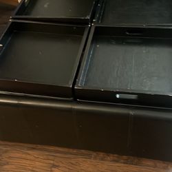 Free Leather Ottoman 