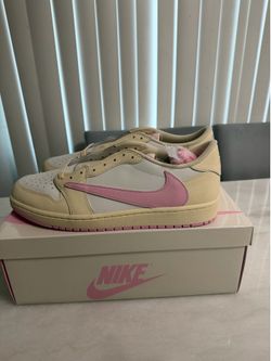 Travis Scott Nike JORDAN 1 LOW SP - Shy PINK size 12