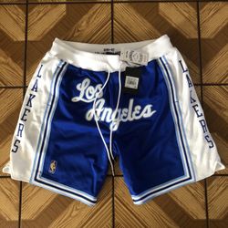 Mitchell And Ness Just Don Los Angeles Lakers Shorts Size XL NEW 