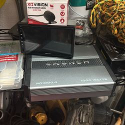 Stereo And Amp Back Up Cam