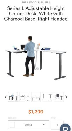 Poppin Standing Desk Legs Only(no table top) Brand New